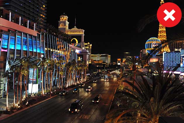 Nevada: Don't See the Vegas Strip