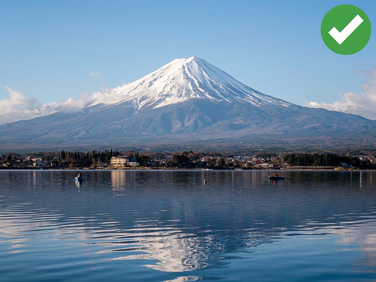 Japan: See Mount Fuji