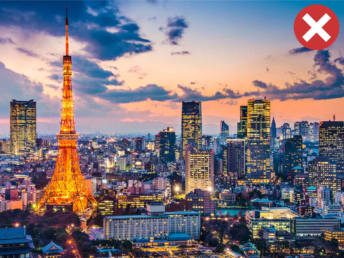 Japan: Don't See The Tokyo Tower