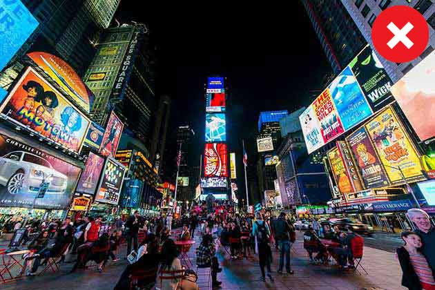 New York: Don’t See Times Square