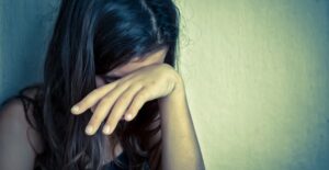 A teenage girl dealing with an abusive relationship