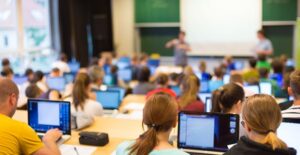 College students study speech pathology