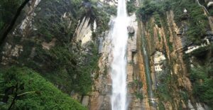 Yumbilla Falls in Peru is the fifth tallest waterfall in the world.