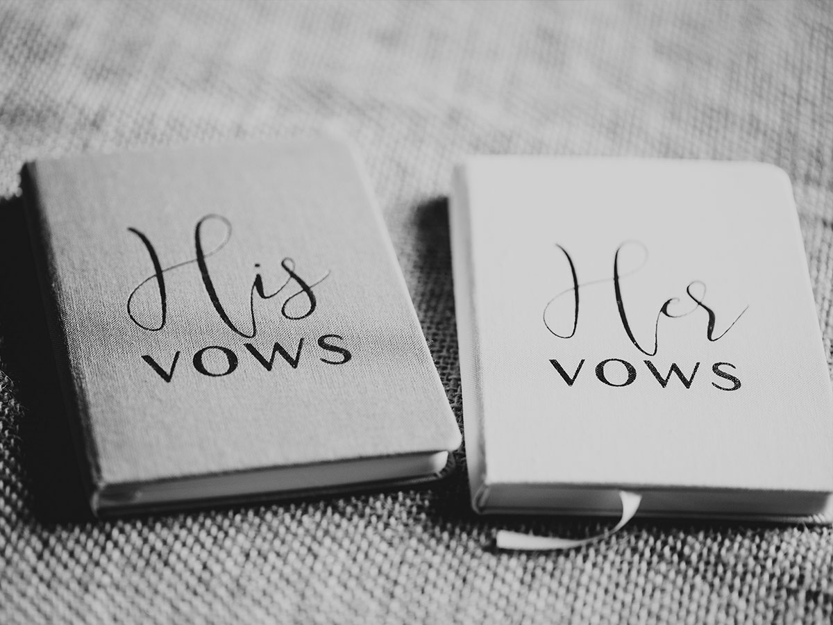 Keepsake Vow Booklets