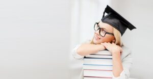 A young international relations major dreams of graduating