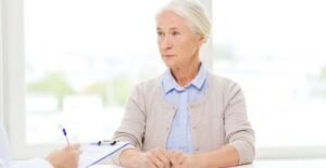 A woman with irritable bowel disease