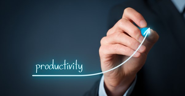 A man is productive