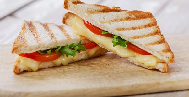 unconventional grilled cheese