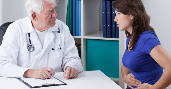 A woman needs frequent urination treatment