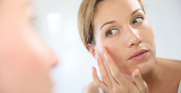 A woman battles with her combination skin