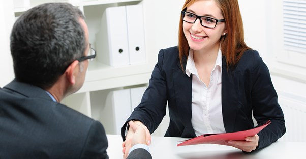A young professional negotiates her salary