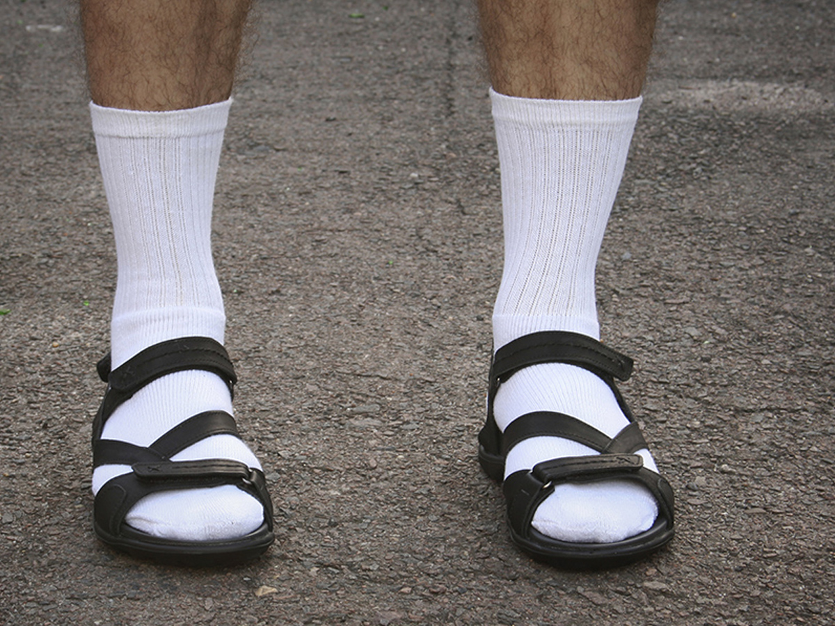 Wearing White Socks