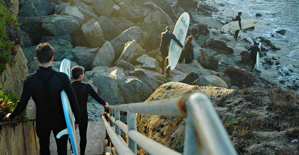 Santa Cruz is one of the best surfing locations in California.
