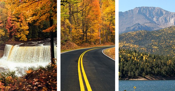 Gorgeous fall leaves can be found from New York to Colorado.