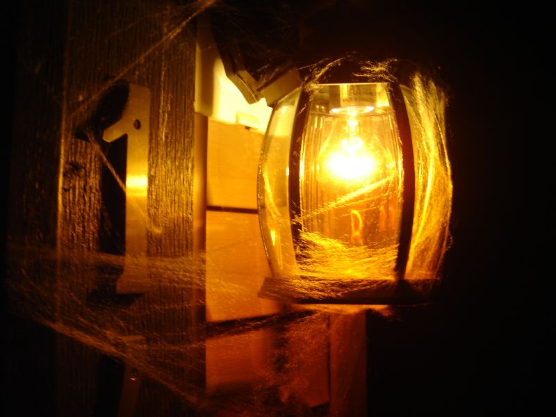 6. Add subtle, spooky touches to your own haunted home.