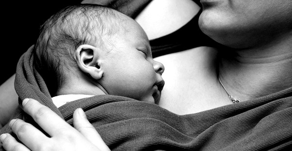 A mother and child asleep