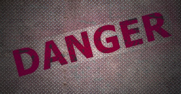 A dangerous looking sign