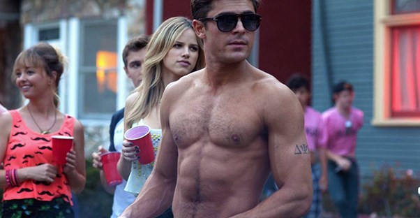 Zac Efron looking beefy