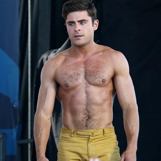 1. His abs really bring out his beautiful blue eyes.