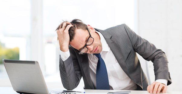 Man struggling to handle his own bankruptcy case