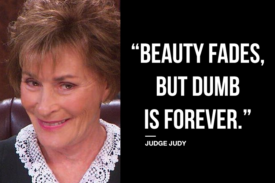 Judge Judy on Beauty