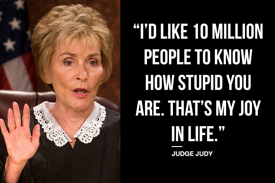 Judge Judy on Joy