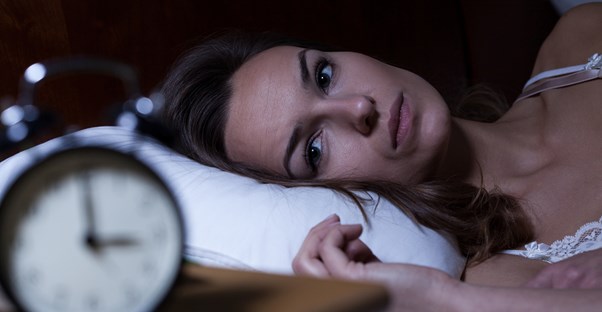 A woman struggles with mental health