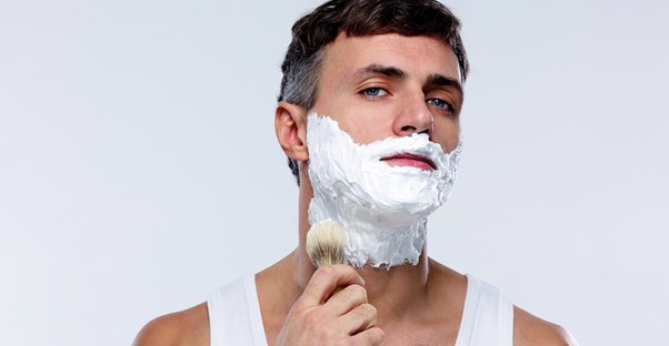 A man causes ingrown hairs