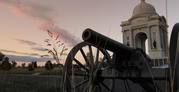 Gettysburg played an important and historic part in American history.