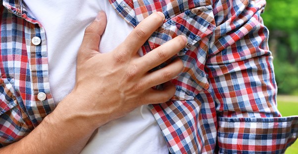 A man with angina