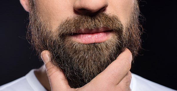 A man with ingrown hairs