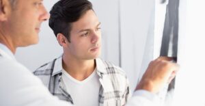 A doctor attempts to treat angina