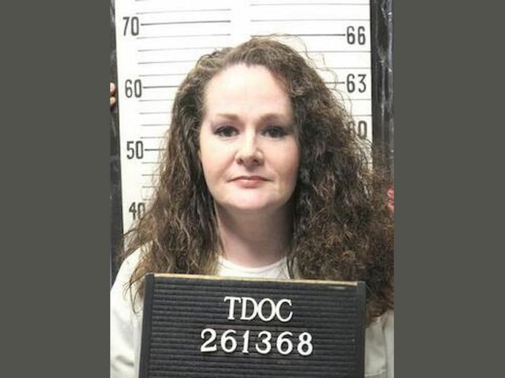 A mugshot of Christa Pike in a Tennessee jail.