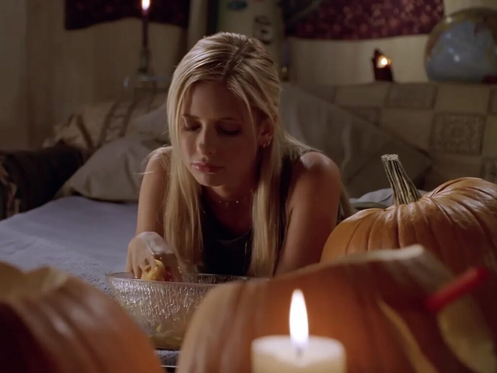 A scene from the tv series Buffy the Vampire Slayer.