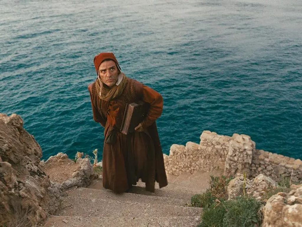 A scene from the 2026 film In the Hand of Dante.